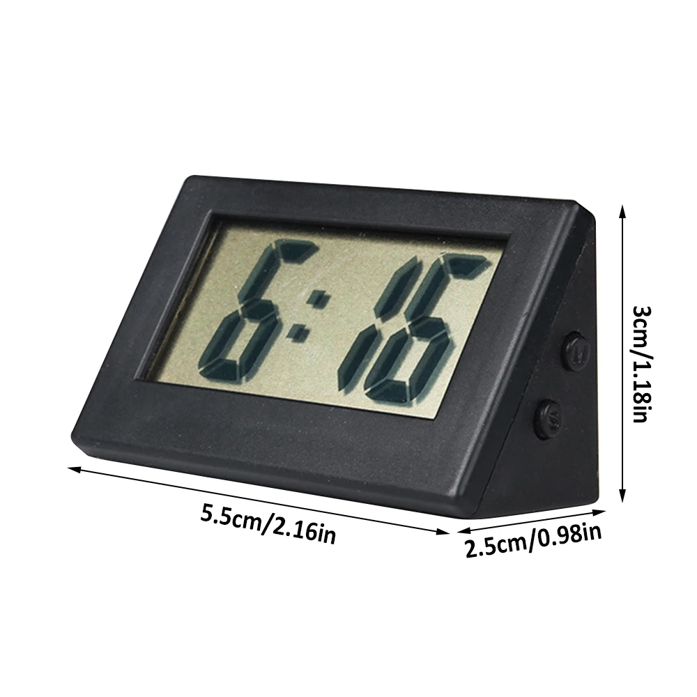 Montre électronique Simple pour chambre à coucher, petite montre Portable, grand mot, Table d'étudiant, silencieuse, horloge de bureau, Mini écran LCD numérique, 1 pièce