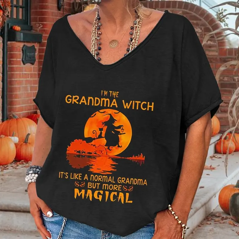 Sono la nonna strega stampata t-shirt