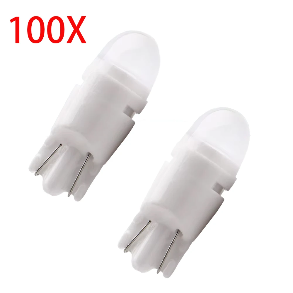 

Wholesale! 100X T10 194 501 W5W Ceramic 2 SMD 2835 LED Car Light Bulb for Dome light Trunk lamp Spare lights DC12V