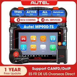 Autel MaxiPRO MP900TS OBD2 Scanner TPMS Diagnostic Tool ECU Coding, Active Test, 40+ Services, CAN FD&DOIP Upgraded of MK808S-TS