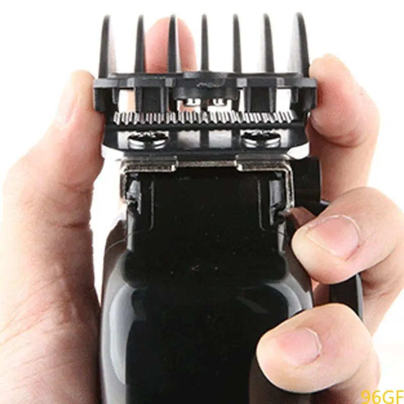 96GF 10PCSヘアクリッパーコームズガイドキット磁気プラスチックヘアトリマーリミットコームアタッチメント切削工具