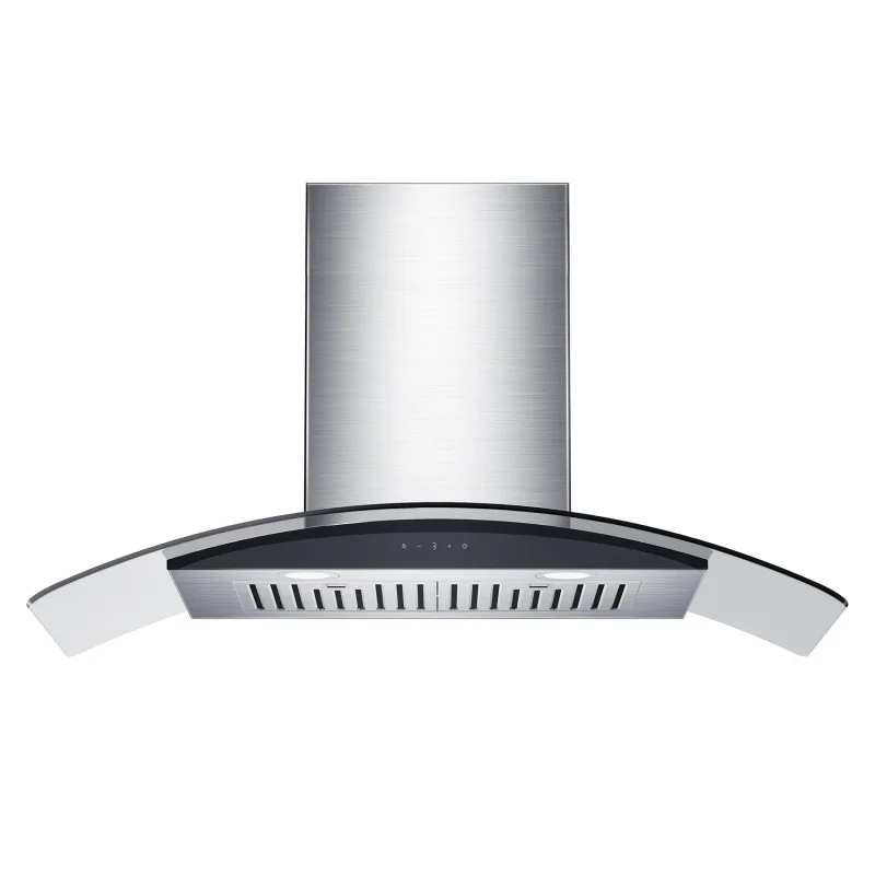 

700Mm Arc Type Stainless Steel Range Hood 110V220V Household Kitchen Extractor Fan