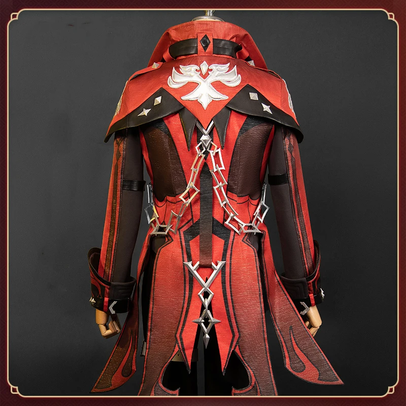 

Diluk cosplay Animation characters Red performance clothes Original God Adult female quadratic element Clothes and shoes bartend