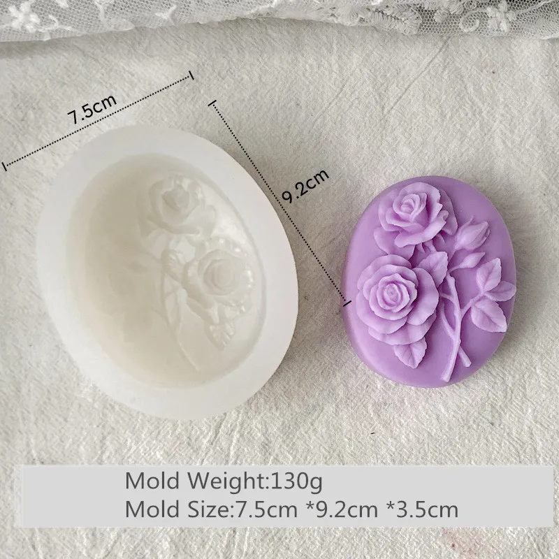 Dargonfly الصابون سيليكون قالب شمع زهرة مستديرة على شكل فراشة DIY بها بنفسك قالب صنع الصابون الحرفية اليدوية #6