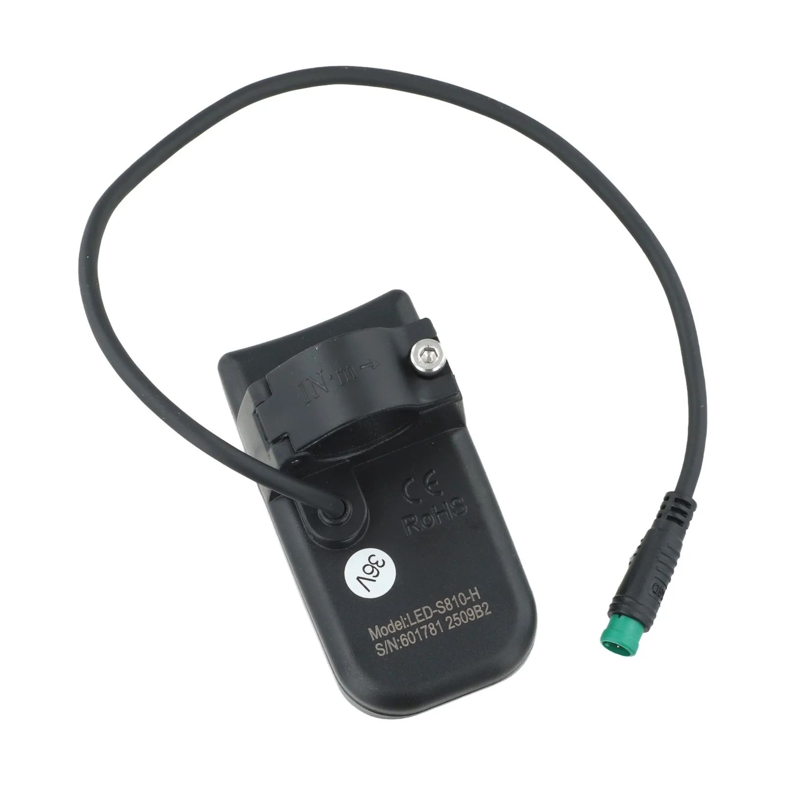 LED Power Indicator and Speed Display for 24V 36V 48V E-Bikes with Weather Resistant Housing and Clear Visibility