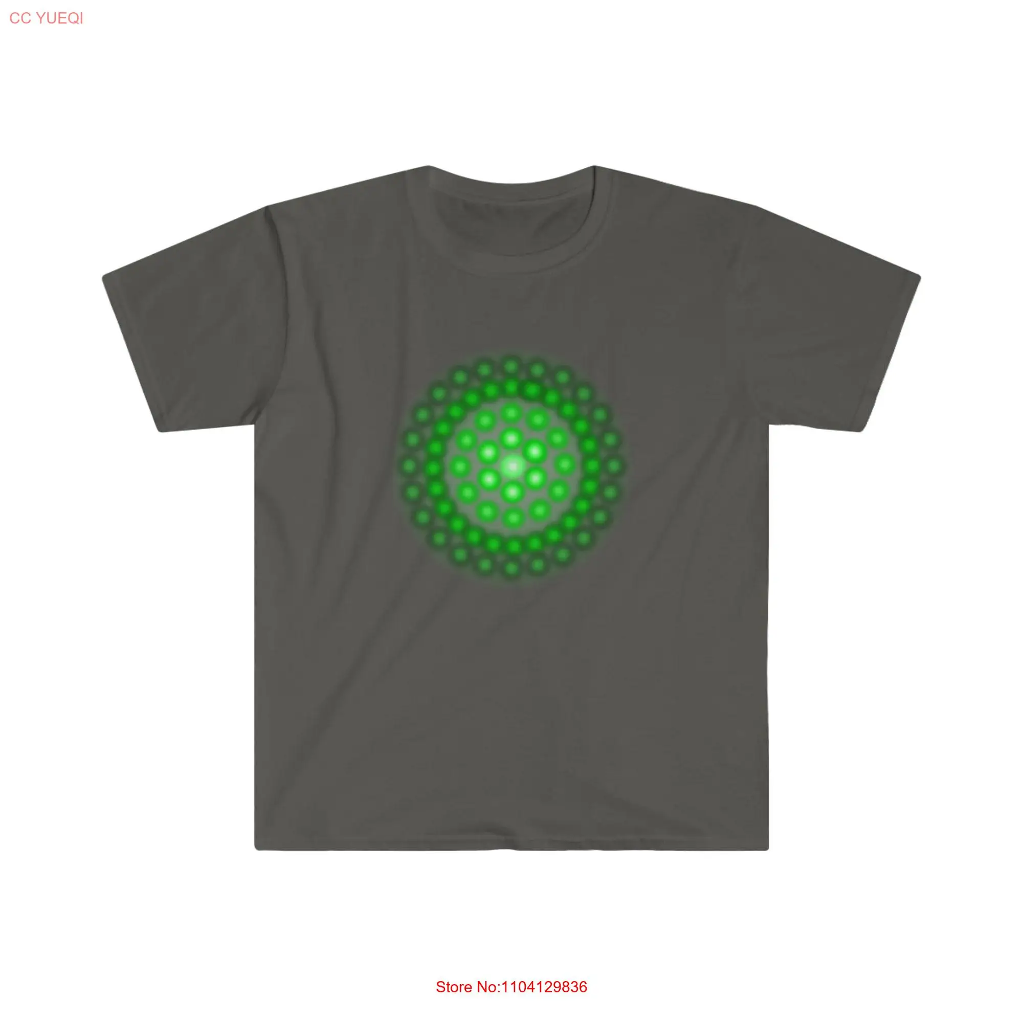 Green Plasma Balls T shirt Gemotric shape design s for family and friends long or short sleeves