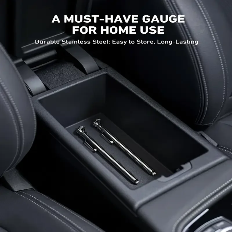 

2 шт., ручка для измерения давления в автомобильных шинах, портативный бортовой манометр для шин, точный монитор давления воздуха, предотвращает потерю воздуха