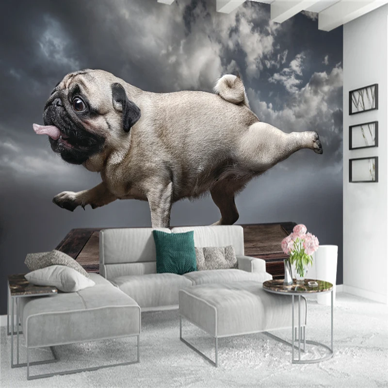 Dog Pug Canvas Art Prints, Haba Posters Home Pets Exquisite Gifts Pet Canvas Art Decoration Painting Living Room Decor Cuadros