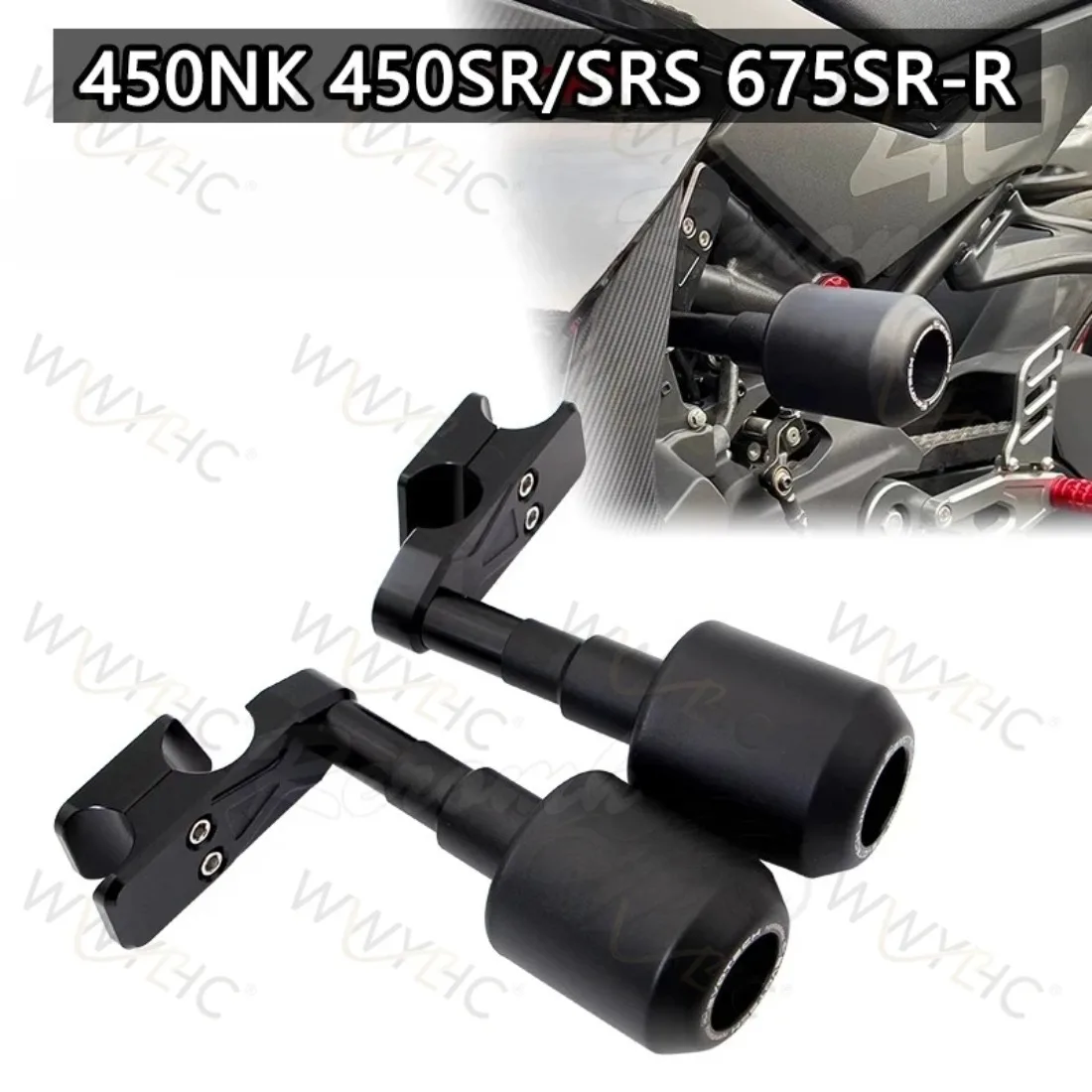 FOR  450SR 450SRS 450NK Engine Protection Cover Frame Sliders Crash Pad Falling Protector Guard CF400-6-7 Accesorios
