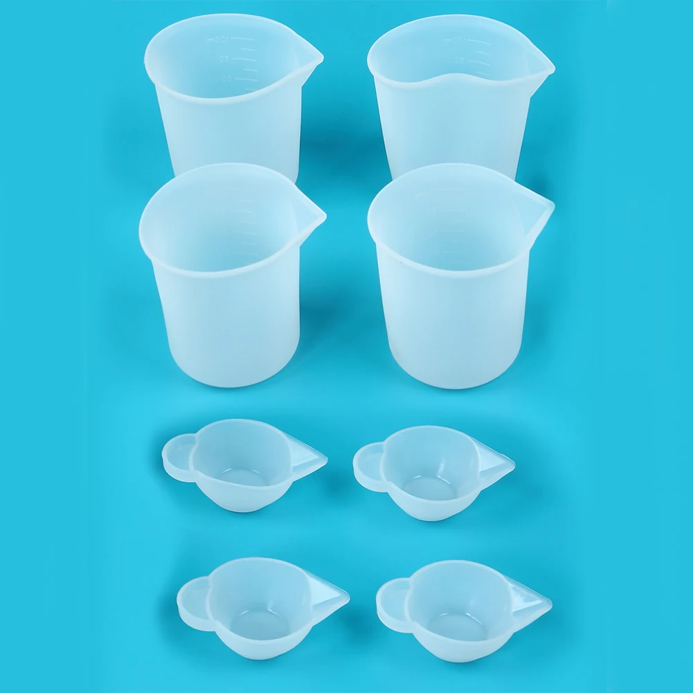 50/100Pcs 40ML Disposable Cups Dispenser Plastic Cup for DIY Epoxy Resin Jewelry Making Accessories