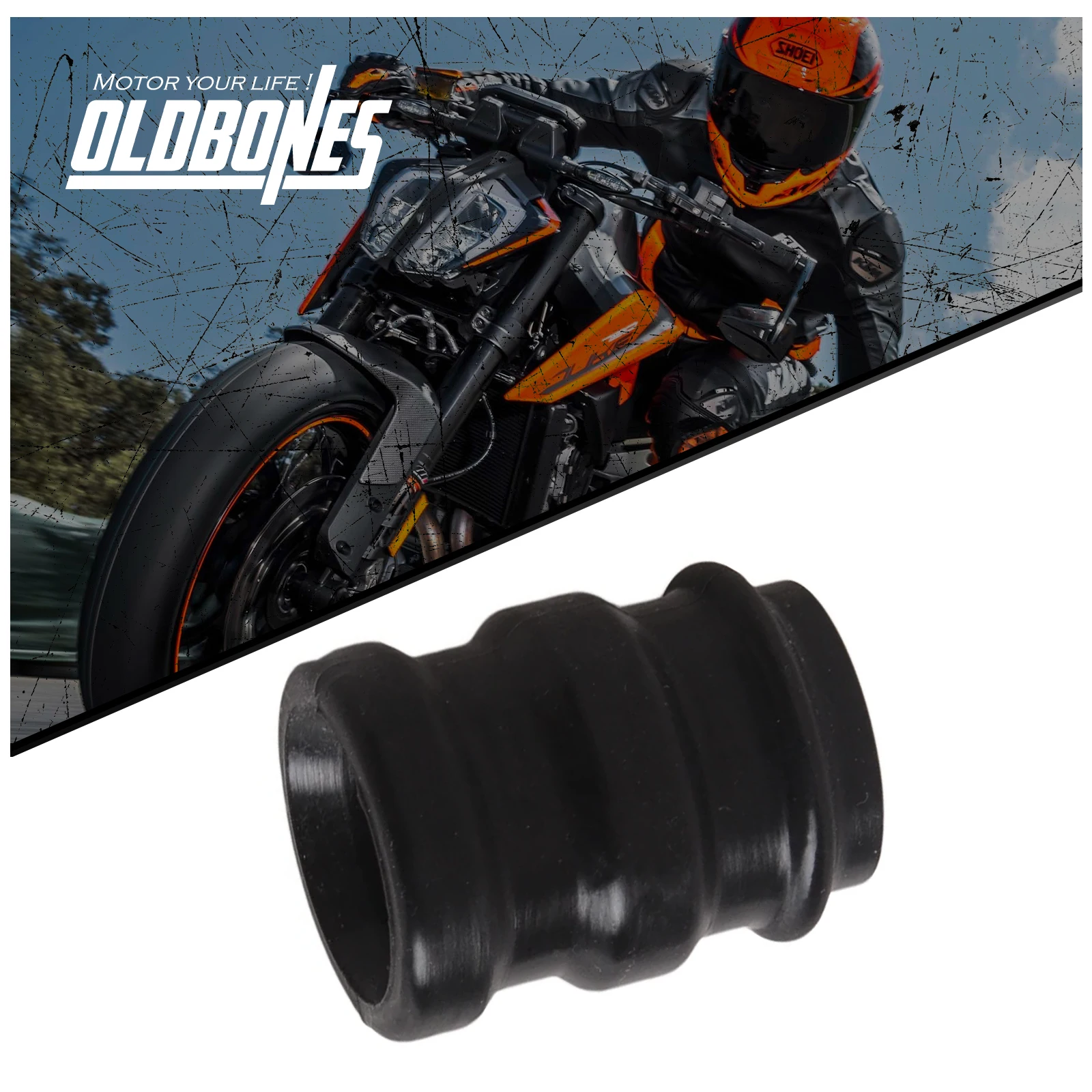 For 50 65 85 105 125 144 150 200 450 SX Motorcycle Torcycle Exhaust Gasket Silicon Sleeve Tailpipe Rubber Seal