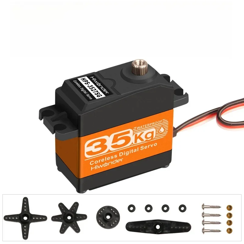 HPS3518SG 35 كجم HighSpeed Coreless Servo معدات معدنية كاملة من الفولاذ المقاوم للصدأ لكلب الروبوت رباعي الأرجل من Hiwonder #6