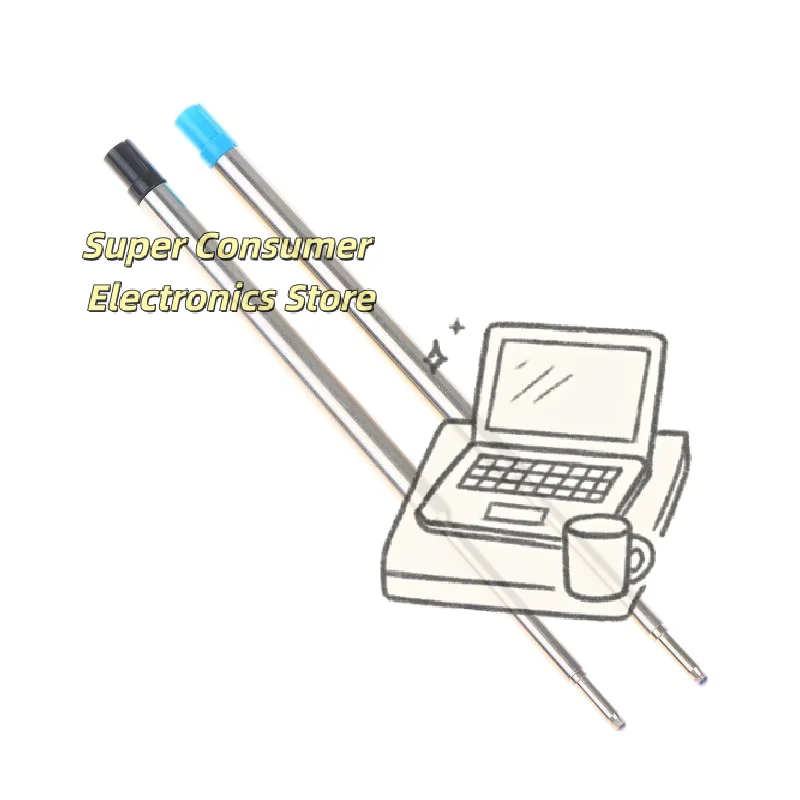 Ballpoint Pen Refills Fit Parker Pens Medium Point Blue Black Non-Toxic Ink for Kids Students Home School Use