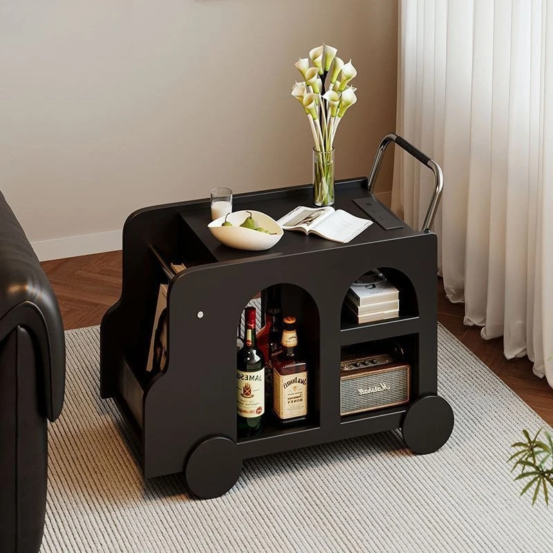 Французский съемный приставной столик для дивана, легкий роскошный журнальный столик высокого класса, небольшой приставной столик, стойка для тележки в спальне