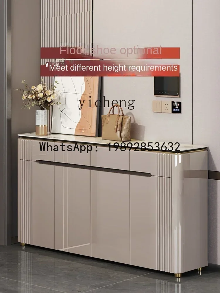 

LYY rock slab shoe cabinet, high-end household door, large capacity, multi-layer, large entry-level entrance cabinet