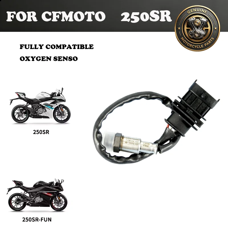 For CFMOTO 250SR 250SR-FUN Oxygen Sensor SR250 CF250SR-FUN CF250-6 CF250 O2 Sensor Motorcycle Accessories Original Parts