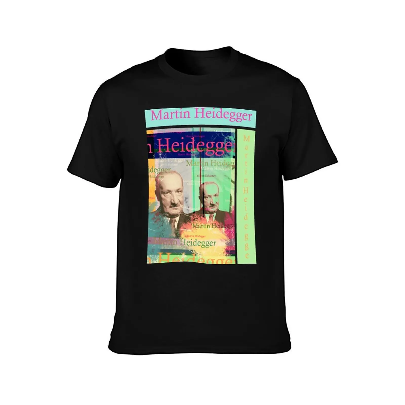 Martin Heidegger, German philosopher, portrait T-Shirt t shirts for man slim fit T-Shirt