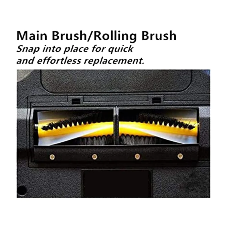 A22F-Replacement For Proscenic 780T 790T Robot Vacuum Cleaner Spare Parts Kit Main Brush Side Brush Hepa Filter