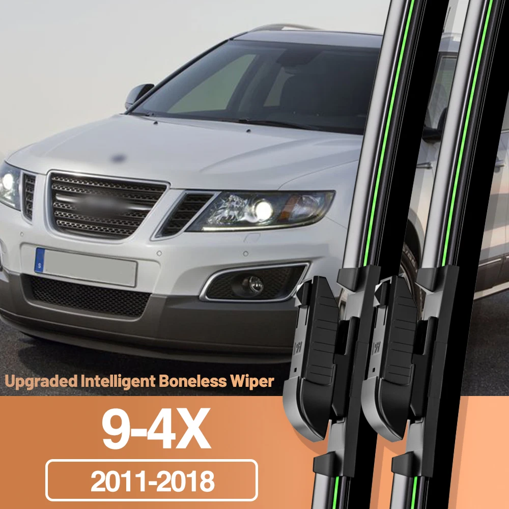 

2pcs For Saab Saab 9-4X 2011-2018 Front Windshield Wiper Blades Windscreen Window Accessories 2012 2013 2014 2015 2016 2017