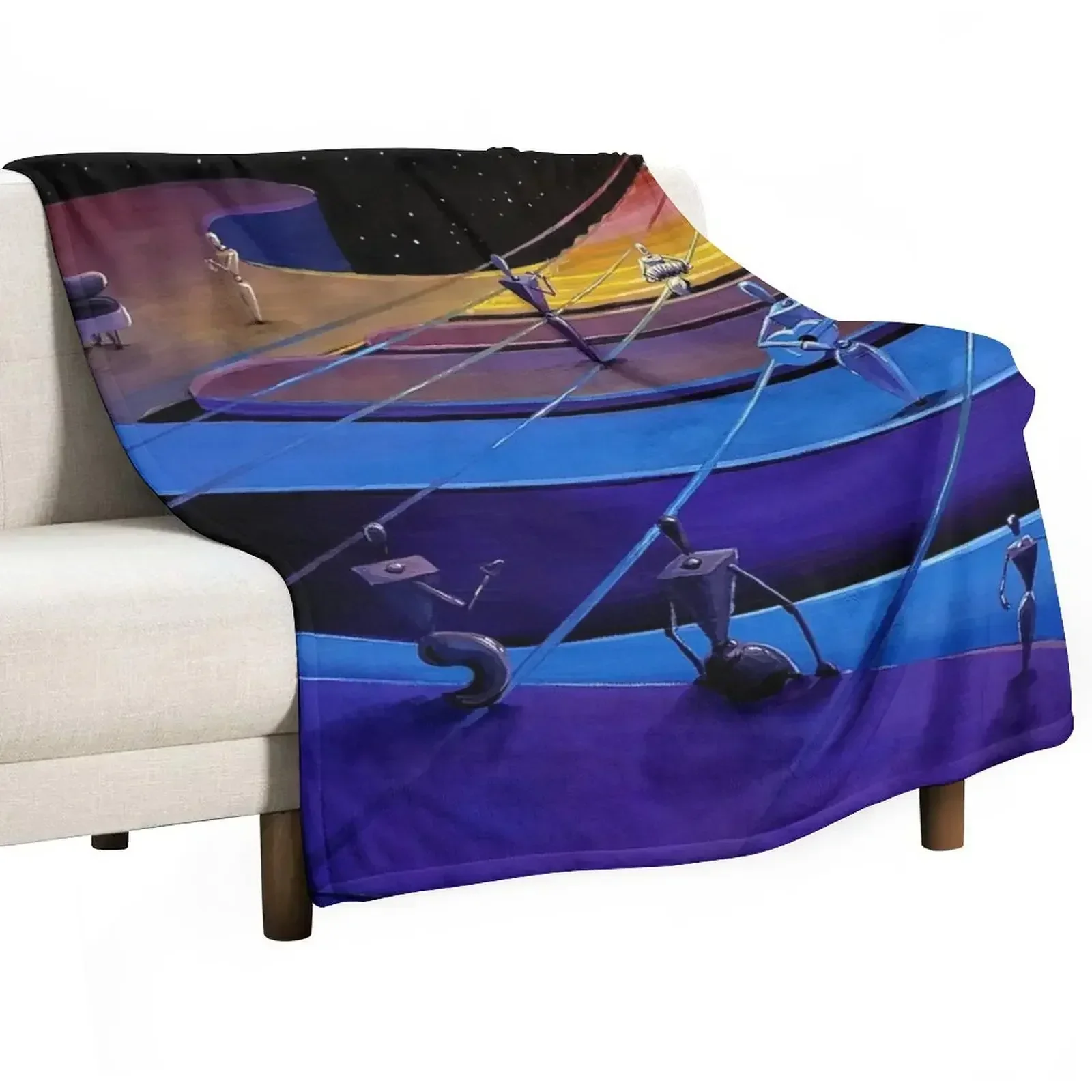 

Spectrum Throw Blanket Soft Bedroom Blanket for Night Sleeping