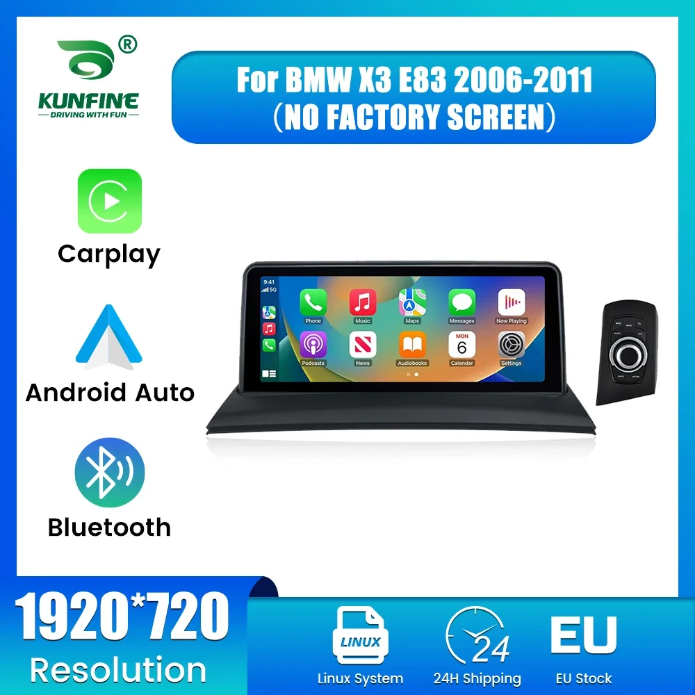 EU-Lager 10,25 Zoll Autoradio für BMW X3 E83 2006 2007 2008 2009 2010 2011 Linux-System Multimedia-Autoradio GPS-Navigation Headunit Videoplayer Schneller Versand