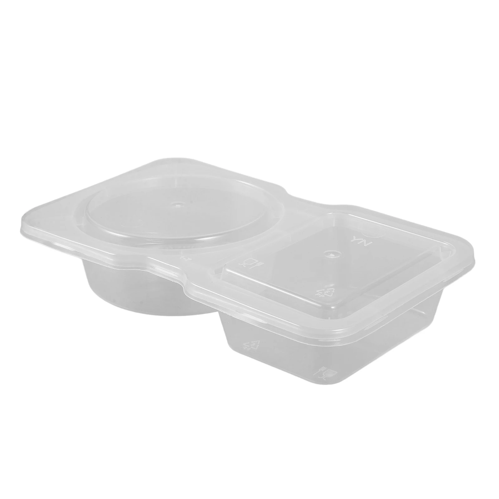 

50pcs Sauce Transparent Plastic Food Storage Containers To Go Boxes for Takeout Seasoning Boxes Dressing Holders