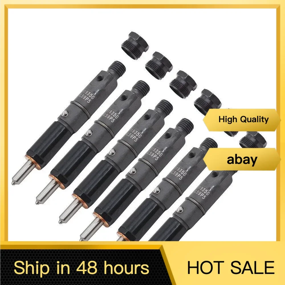 

New high quality 6Pcs 50hp Fuel Injectors 0432131837 3919350 3919339 For 89-93 Dodge Cummins 5.9L 6BT Diesel Engeine