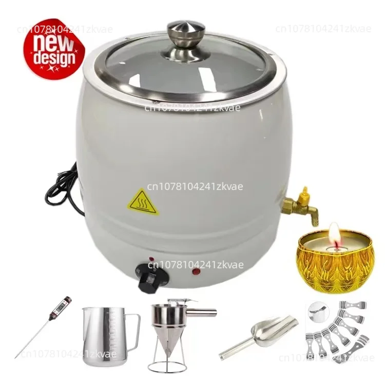 Electric Melting Candle Wax Melter Contact Customer Service for Freight Large Size Stainless Steel Candle Making Kit Machine