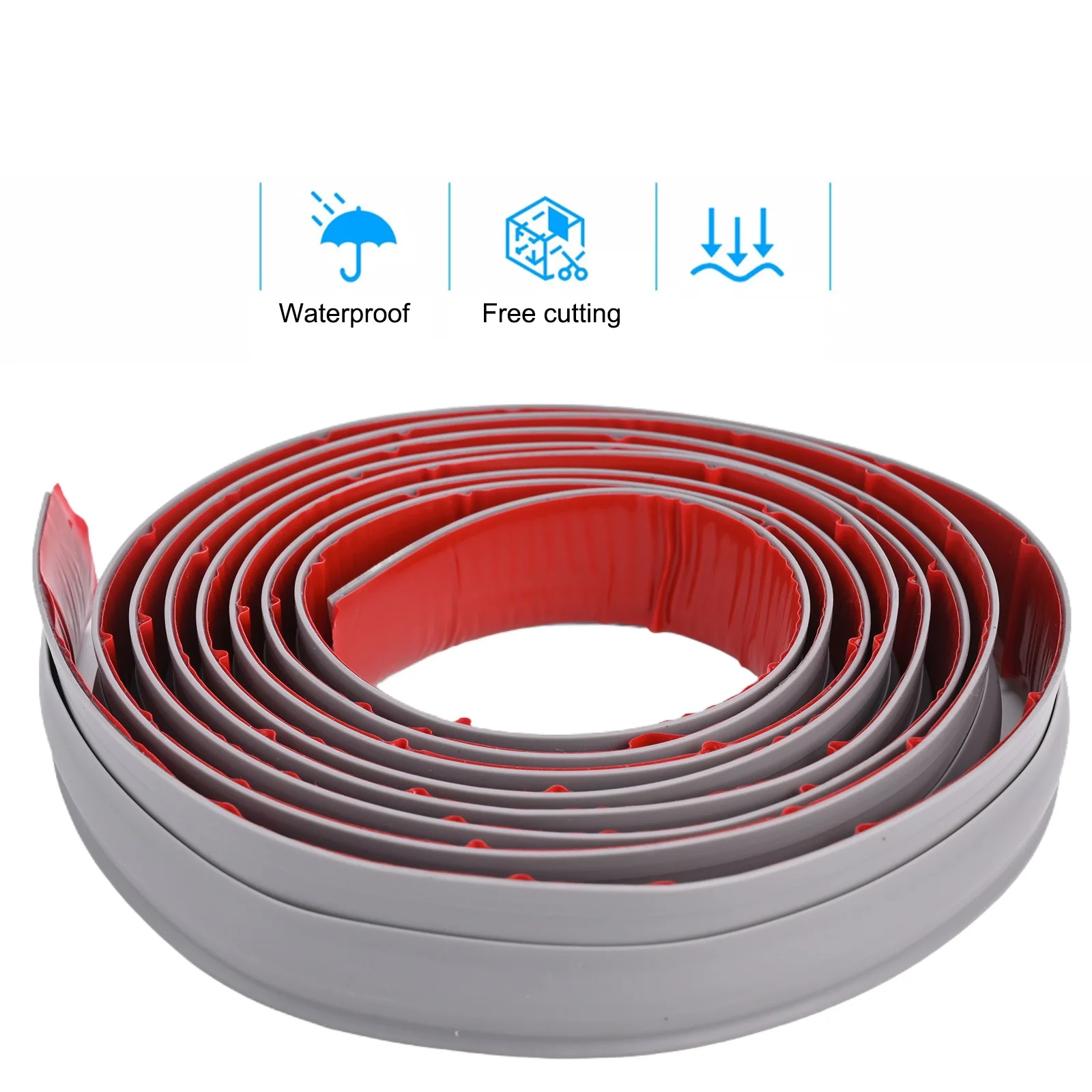 

Переходная полоса для пола, 5 м, клейкая лента для края ковров, бесшовное переходное решение для пола, долговечное решение для передатчиков пола