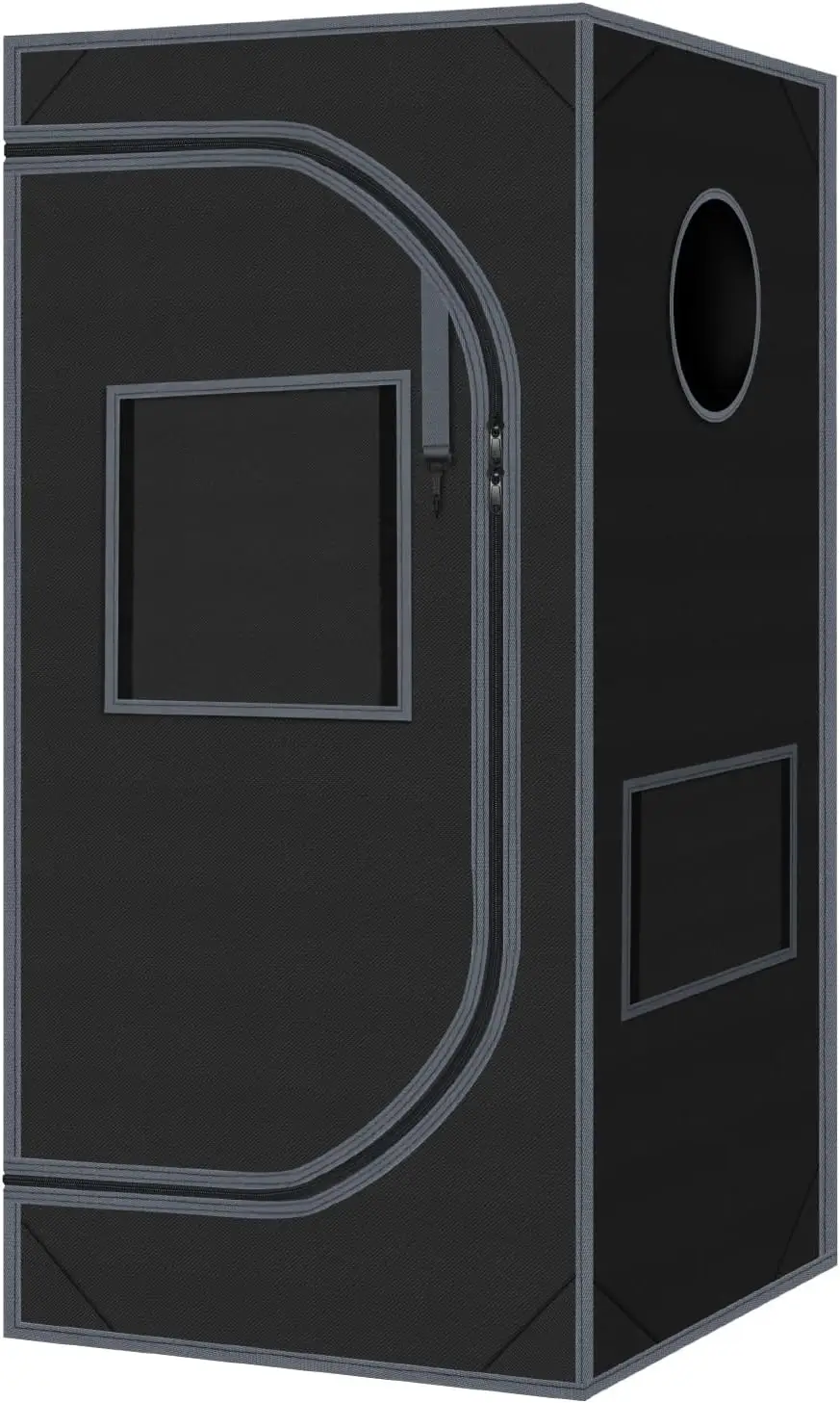 

Тент для выращивания растений в помещении 24x24x55 дюймов с майларом 600D для гидропоники, высокоотражающая конструкция