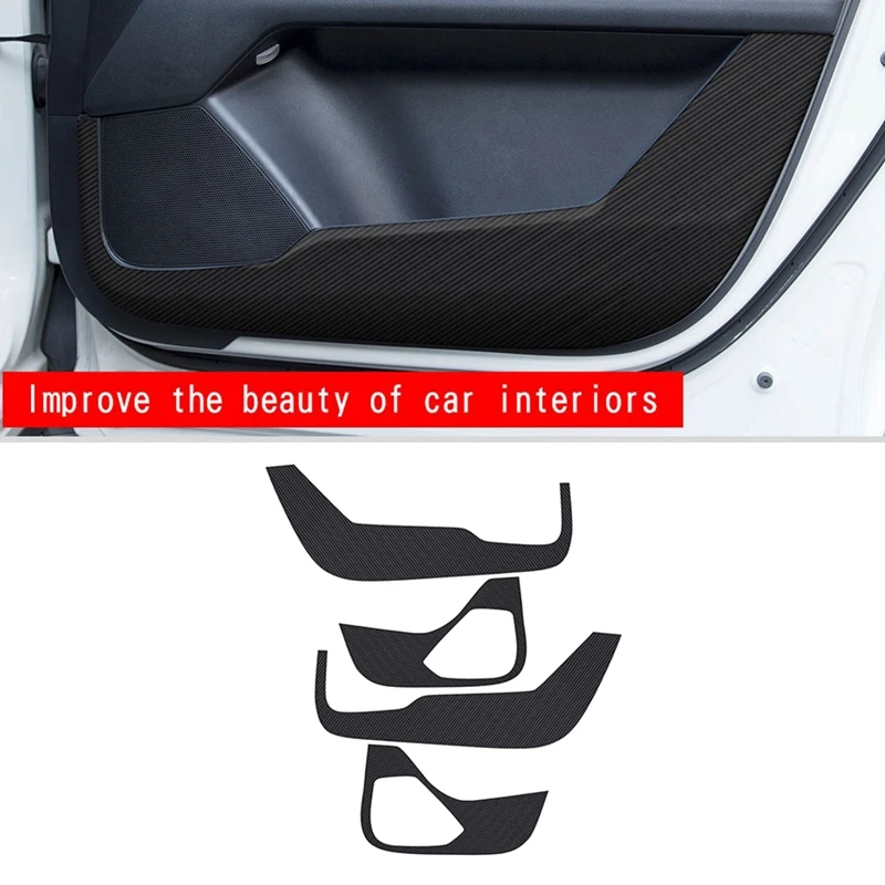 Leather Door Protector Pad Door Plank Anti-Kick Pad Anti-Dirty Pad Mat Cover For Mazda CX-5 CX5 2022+