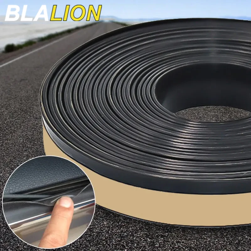 BLALION 4M Car Side Door Glass Seal Weatherstrip Rain Visor Sealing Strip Noise Insulation Anti-Dust Auto Interior Accessories