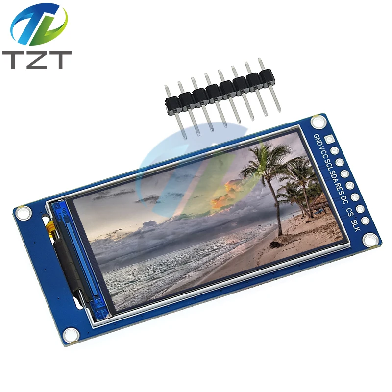 Layar tampilan TFT sudut penuh IPS 1.9 inci baru modul Display warna layar LCD Port seri SPI definisi tinggi 170x320 ST7789