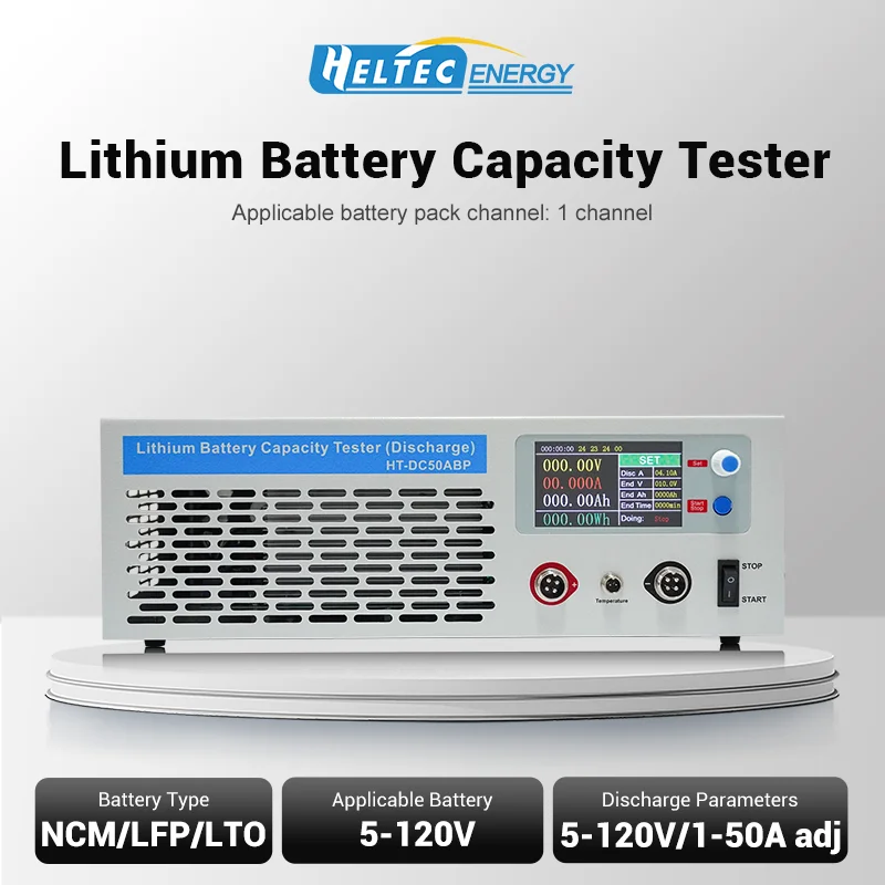 

Цифровой тестер емкости разряда аккумулятора 5-120 В 50 А анализаторы производительности для QC Lab Lifepo4 свинцово-кислотных NiMH