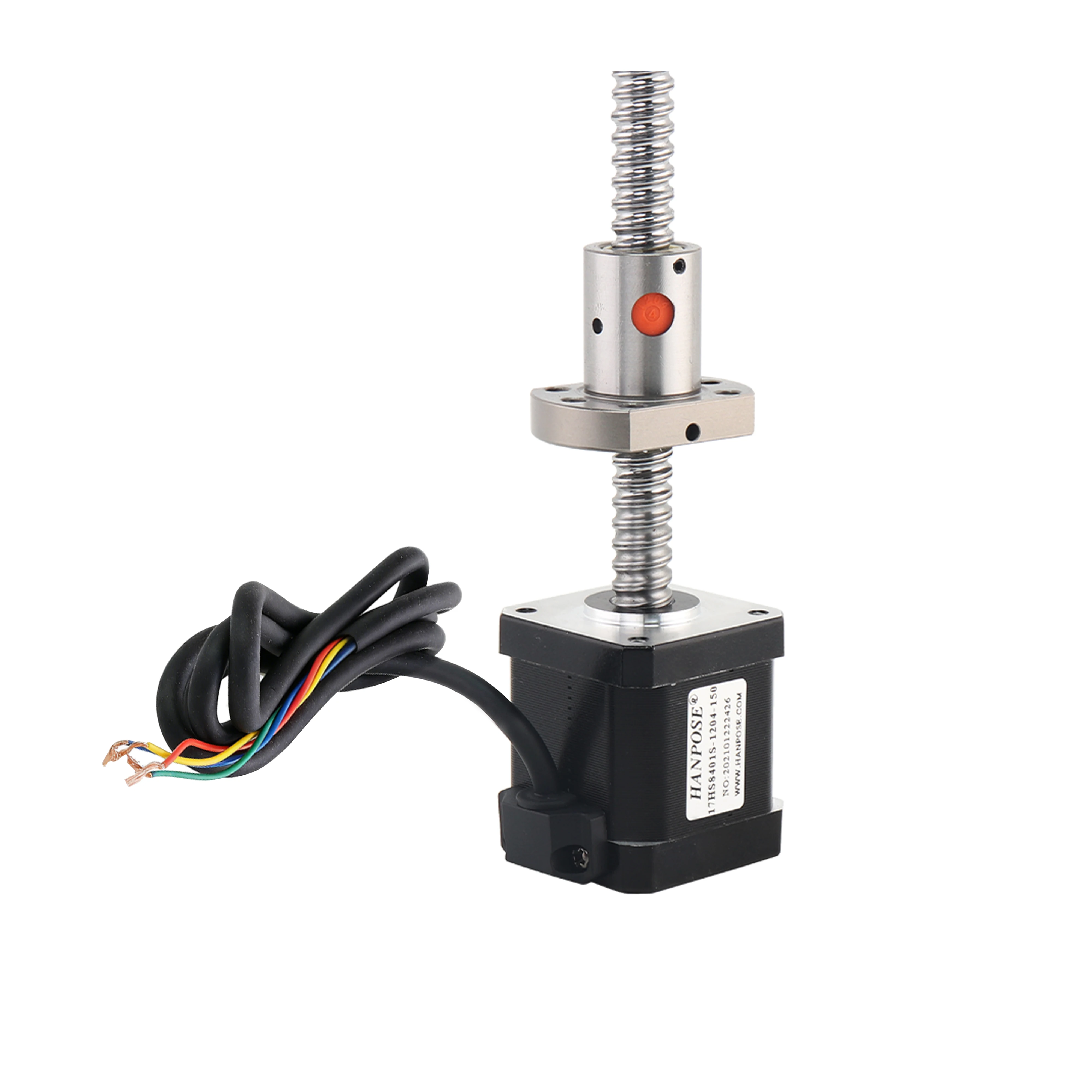 48mm NEMA 17 moto with sfu1204 ball screw motor nema17 42 motor 1.8A stepper motor 17HS8401S for CNC engraving 3D printer
