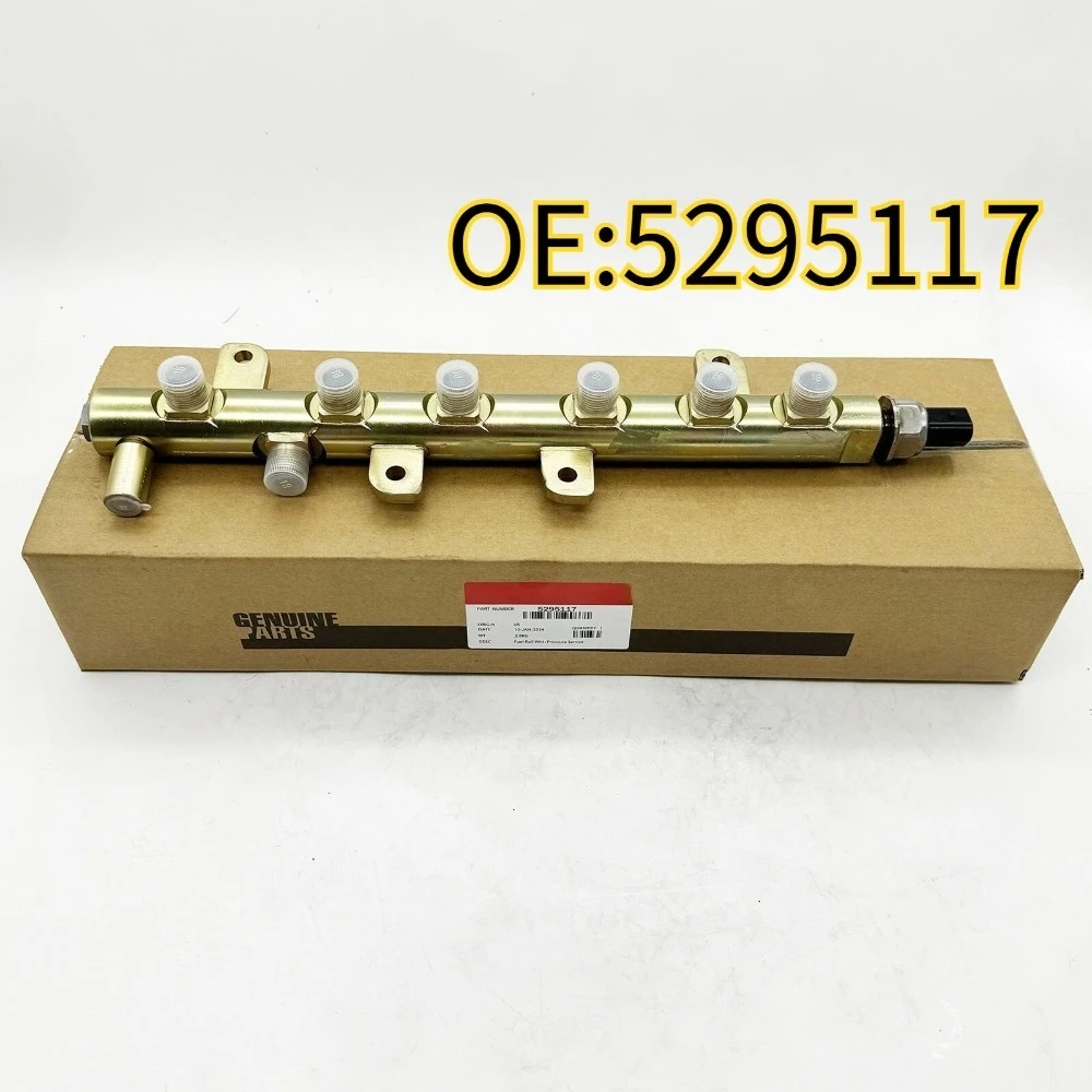 

For 5295117 Fuel rail with pressure sensor suitable for Cummins Dodge 6.7L liter 044526126 2013-18