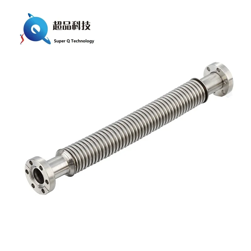 

Conflat Flange (CF) Flexible Coupling, DN16CF Bellows Hose, 304 Stainless Steel Fittings