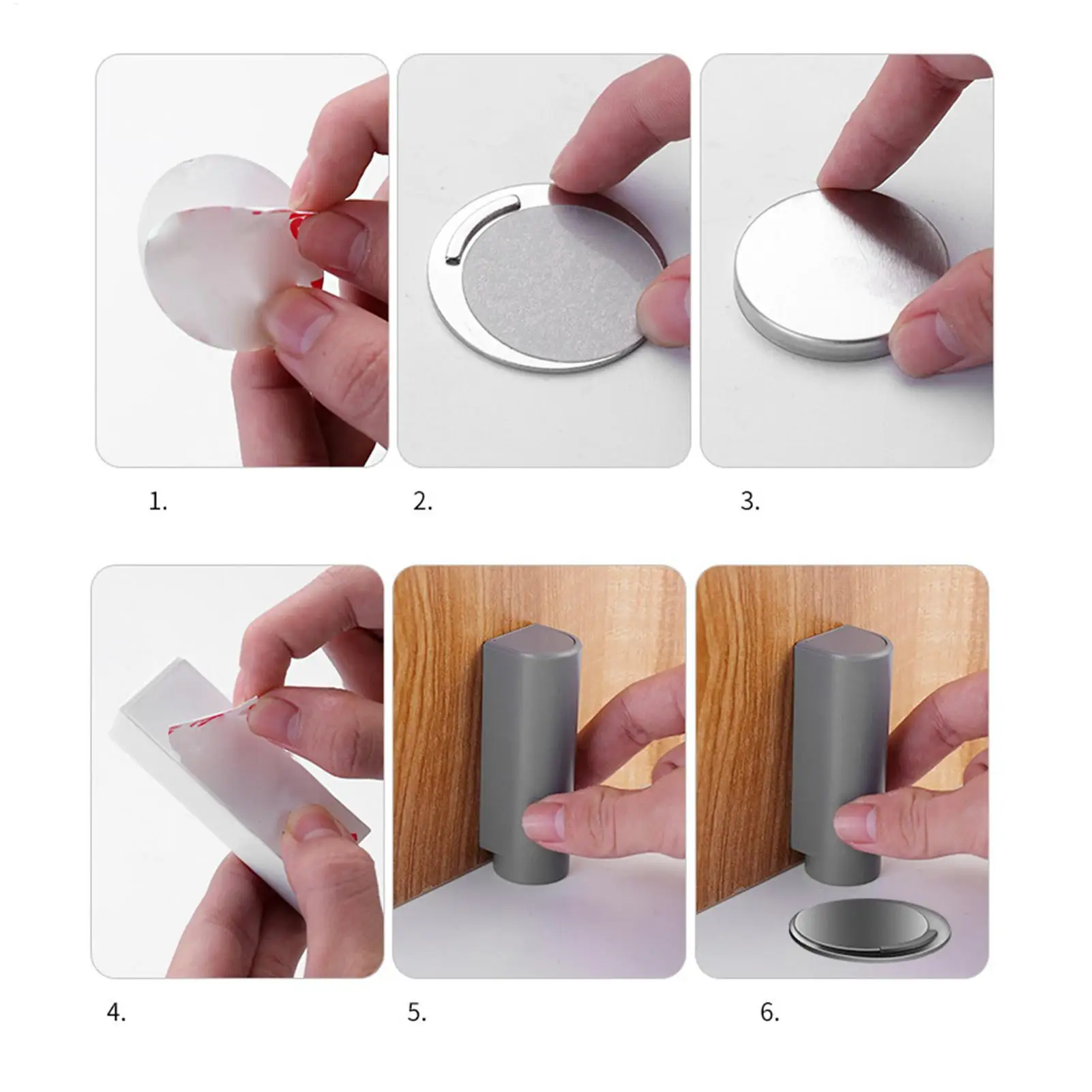 

Магнитный дверной стопор, сверхмощный невидимый напольный современный магнитный дверной держатель, стопор для спальни, ванной комнаты, гостиной, дома