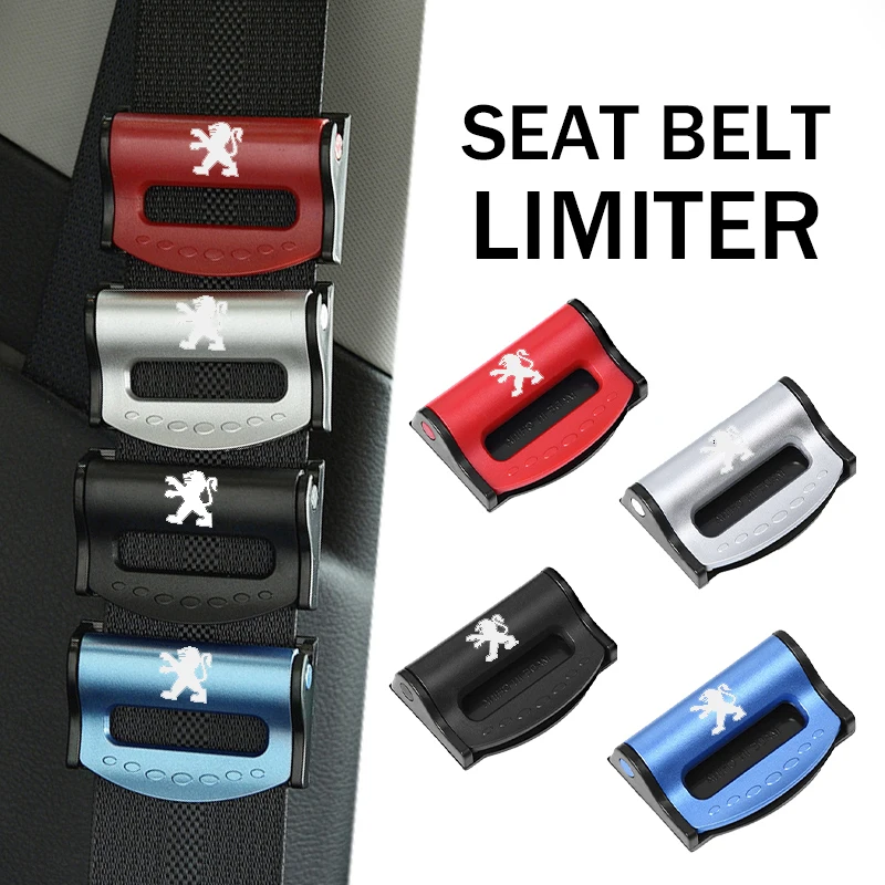 

Car Safety Belt Clip Slip-Resistant Seat Belt Buckle Holder For Peugeot 208 206 408 207 307 308 407 508 406