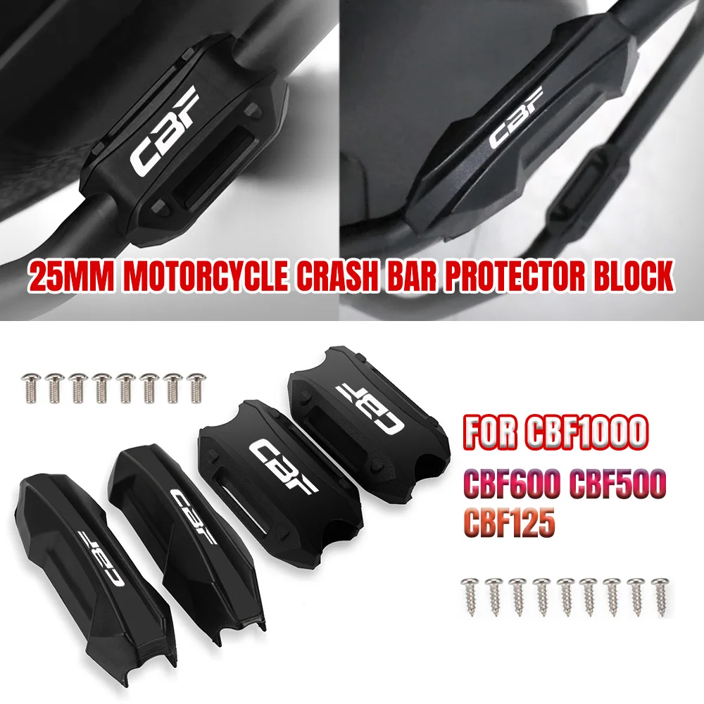 

CBF 1000/125 Motorcycle Bumper Engine Guard 25MM Protection Block Crash Bar Decorative FOR HONDA CBF1000 CBF600 CBF500 CBF125