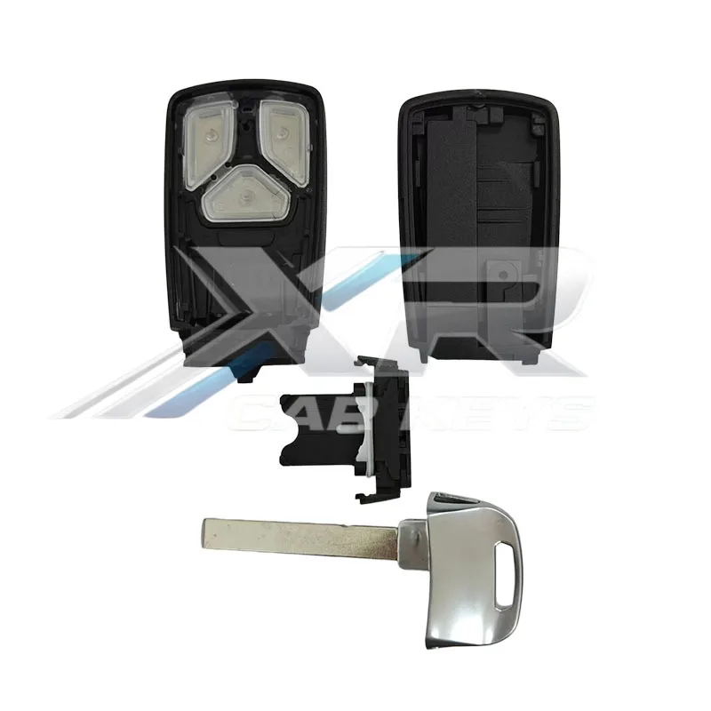 Modified Upgrade S RS Smart Remote Car Key Shell Replacement For Audi A4 A5 A4L S4 S5 Q3 Q5 Q7 TT 2017-2019 view 4