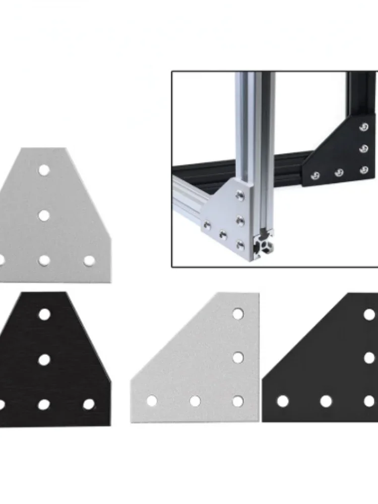 Profil aluminiowy 2020/2040 na 5 otworów 90 stopni płyta łącząca płyta wspornik kątowy narożny T/L połączenie listwa łącząca drukarka 3D