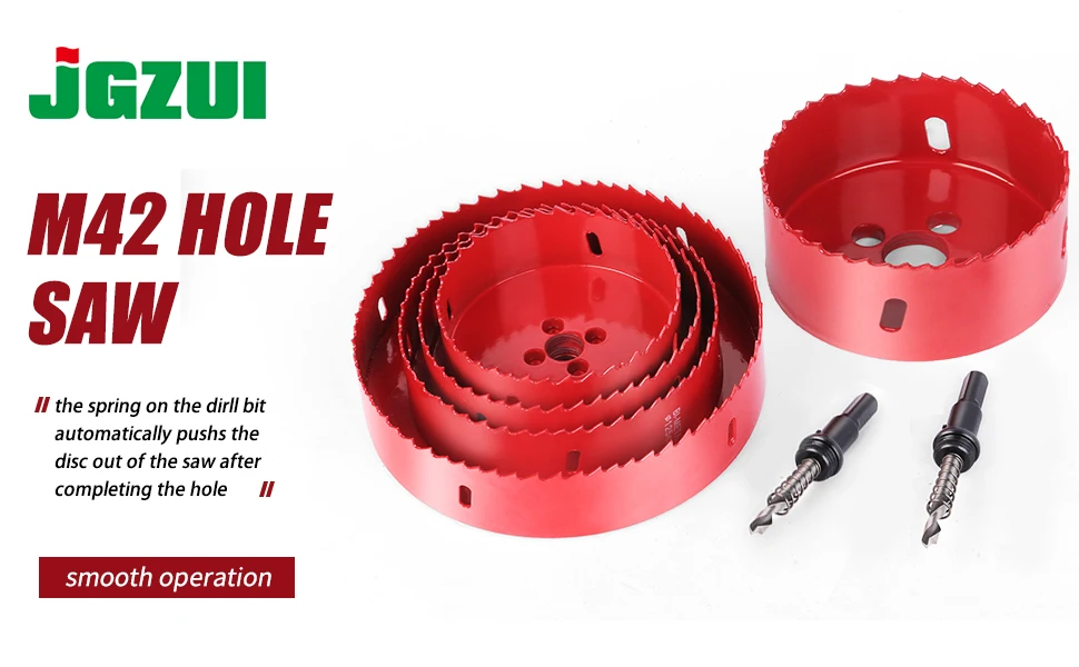 1pc 100-200mm M42 Bi-Metal Drill Bit HSS Hole Saw for Metal Iron Aluminum Stainless Plastic DIY Wood Cutter Tools