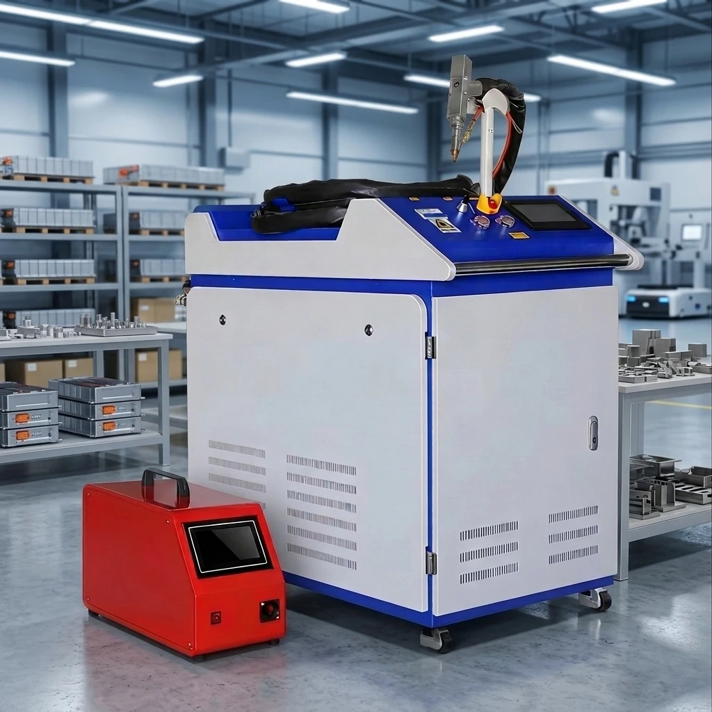 Mini 4 In 1 Fiber Laser Welding Machine, Handheld Laser Welder For Metal Welding Cleaning Cutting Weld Seam Cleaning