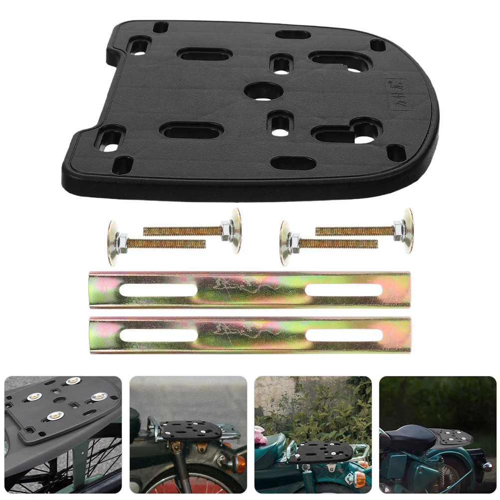 

2 set Universal Electric Bike Rear Rack Thickened Luggage Support Bracket With Anti-Slip Pressure Strip For Motorcycle Tail Box