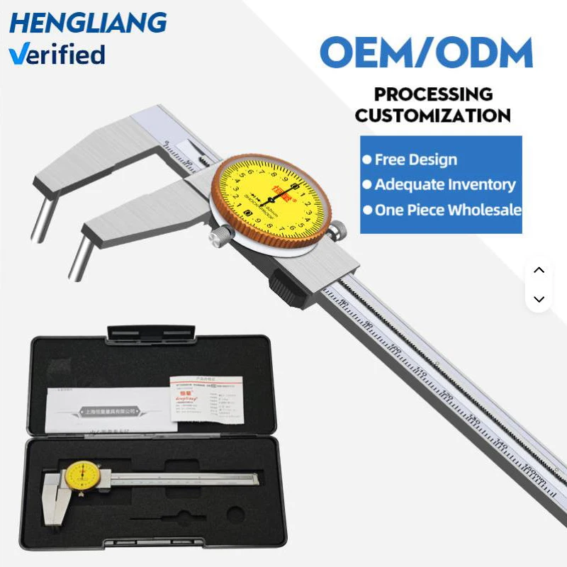 Heng Liang High-precision 8-150mm Bore Inner Diameter Measure Dial Vernier Calip Stainless Steel Vernier Caliper Dial Calipers