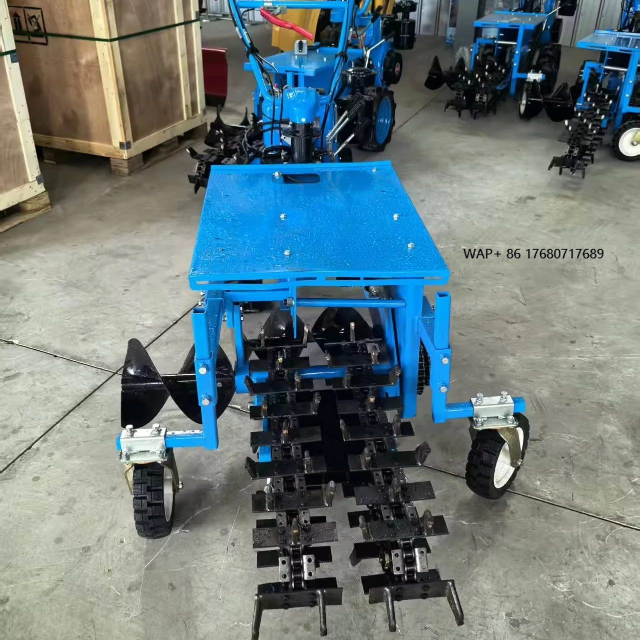 

Self-propelled Trencher , Single Double Chain, 12-40cm Width,40-120cm Depth, Garden Digger Tea Orchard, Tree Planting,