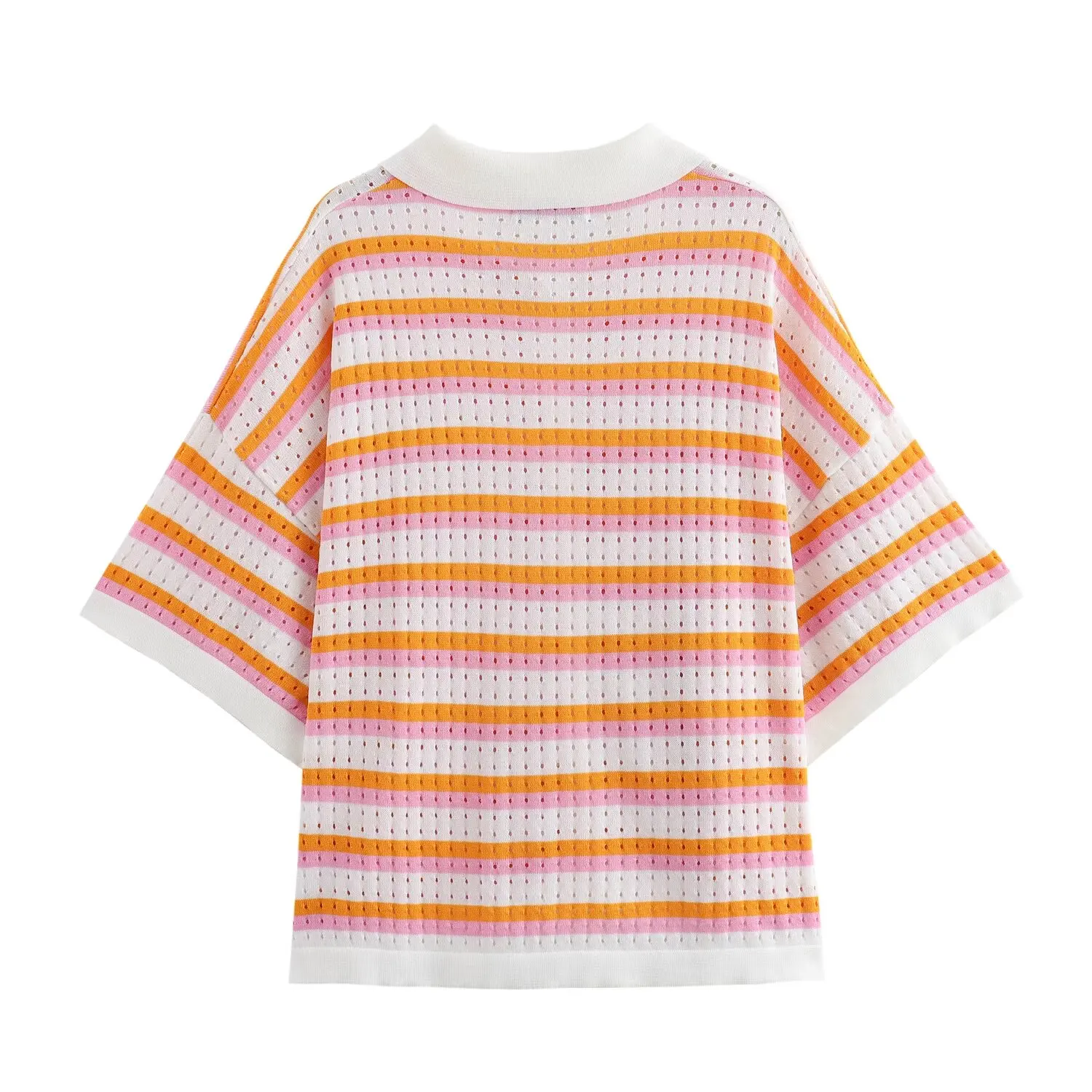 Dave&Di Ins Fashion Blogger Vintage Striped Short Sleeved T-shirt Summer Bermuda Shorts Women Casual Sets