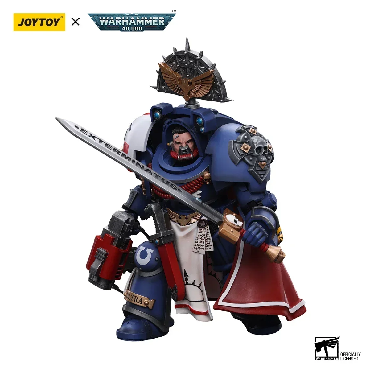 

JOYTOY Warhammer 40k 1/18 Action Figures Anime 13.5cm Ultramarines Terminator Captain Anime Collection Model Toys