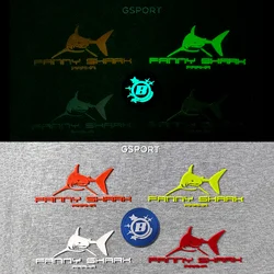 Custom Luminous Silicon Patch Embossed 3D LOGO the Night Glow in the Dark Fluorescent Soft Rubber PVC Badge Iron on Clothing